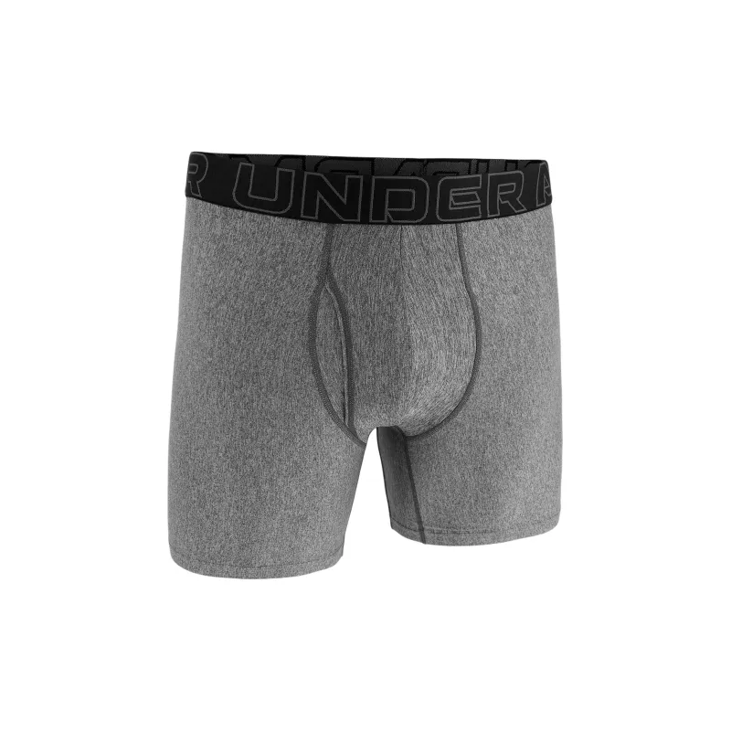 Under Armour UA Performance Tech™ 6' Boxerjock Underpants Men's 1 Pack Dark Gray-0