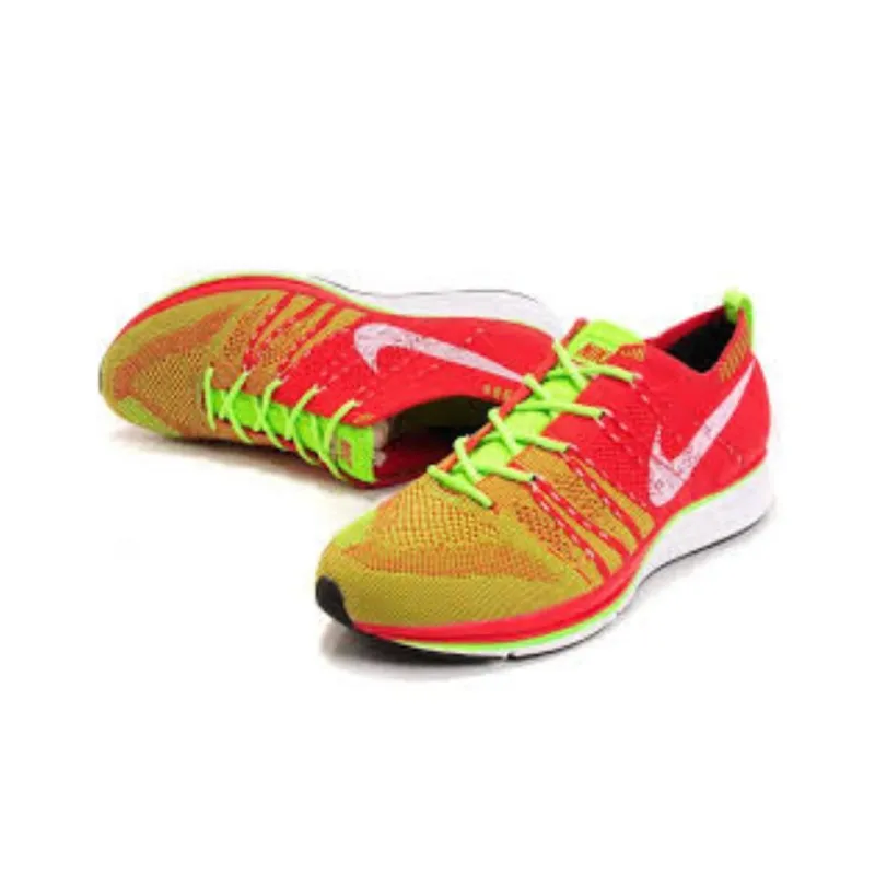 Nike Flyknit Trainer+ University Red Electric Green-2
