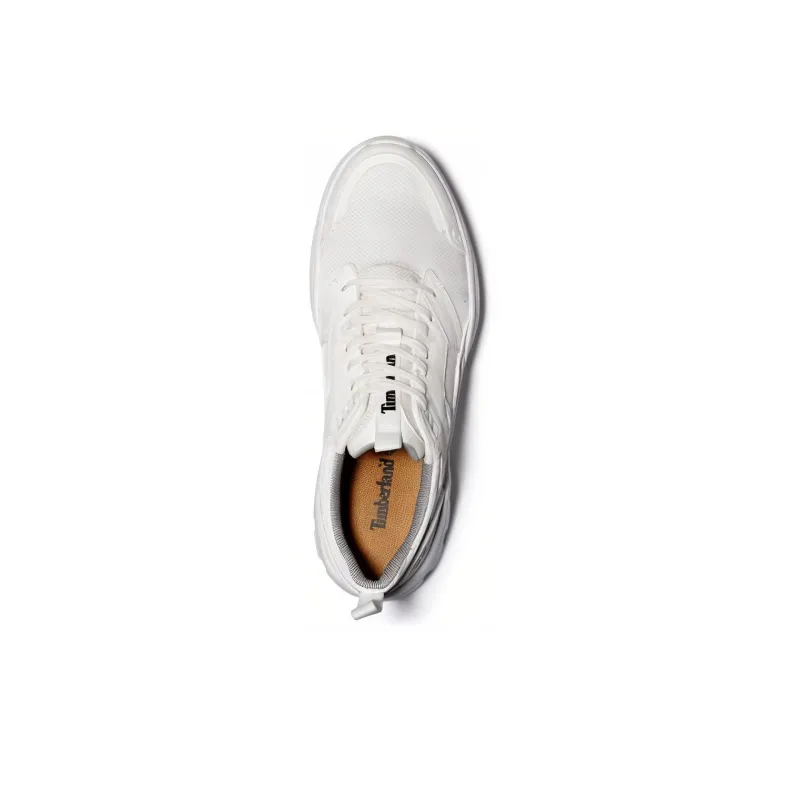 Timberland Tree Racer Dark Brown Nubuck Cushioning Wear-Resistant Low-Top Running Shoes Men's White-2