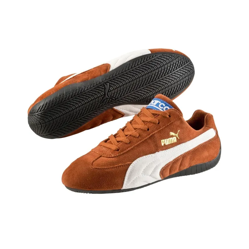 PUMA Speedcat Cushioning, Slip Resistant, Lightweight Low Top Running Shoes Unisex Brown-4