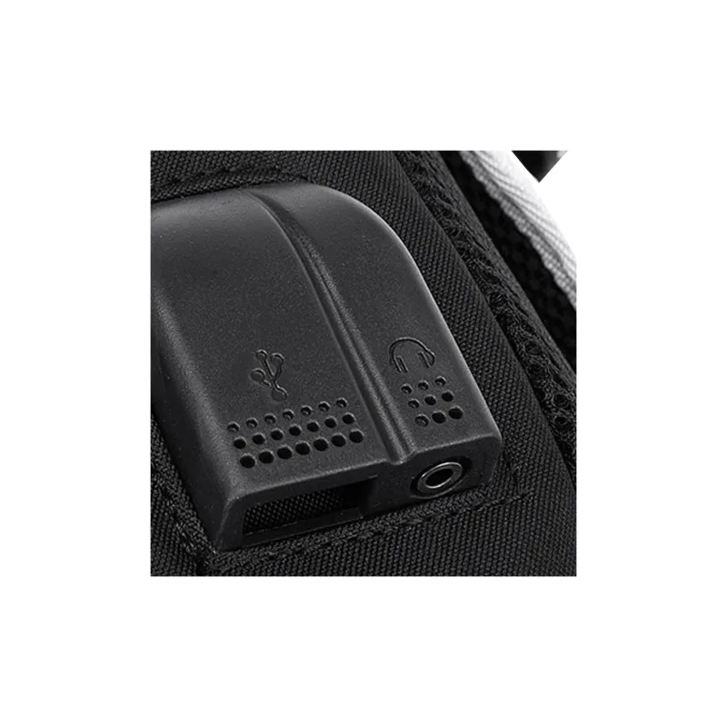 MingLu Oxford Backpack Regular Unisex Black-6