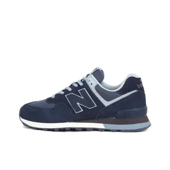 New Balance NB 574 Cushioning And Breathable Low Top Running Shoes Unisex Blue