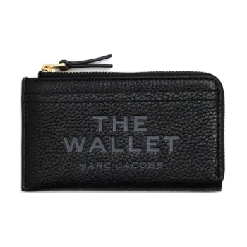 MARC JACOBS The Leather Top Zip Wallet