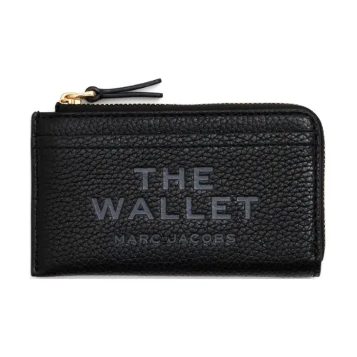 MARC JACOBS The Leather Top Zip Wallet