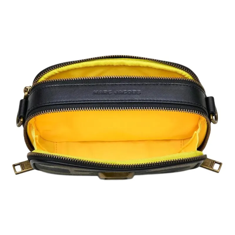 MARC JACOBS The Camo Jacquard Snapshot Camera Bag-3