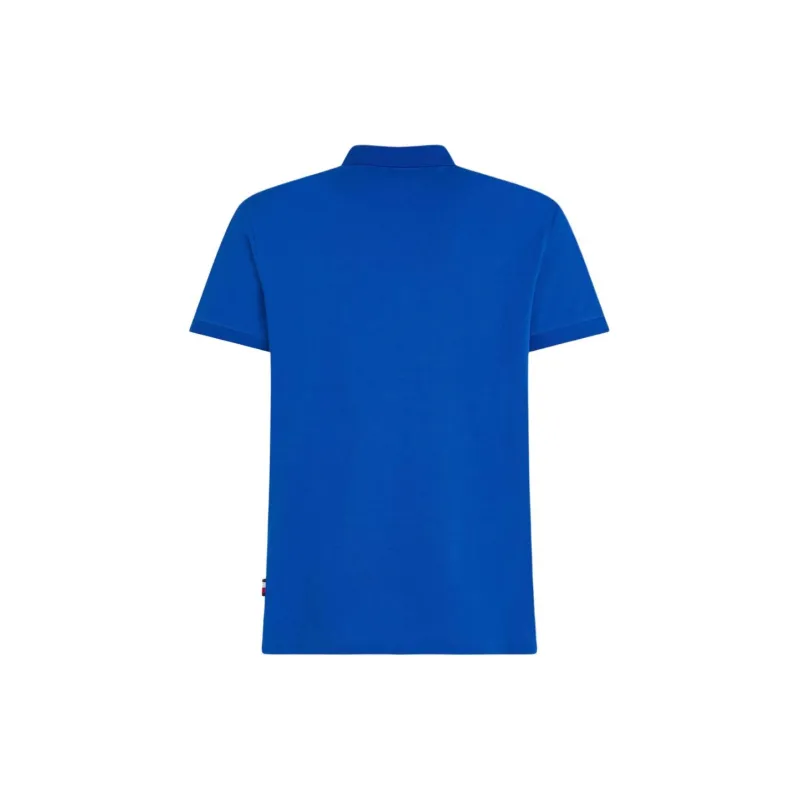 Tommy Hilfiger Logo Flag Short Sleeves Polo T Shirt Polo Shirt Men's Blue-1