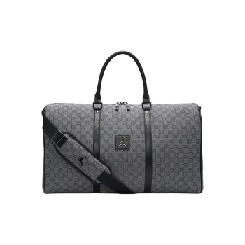 Jordan Polyester Portable One Shoulder Travel Bag Regular Unisex Dark Smoke Gray
