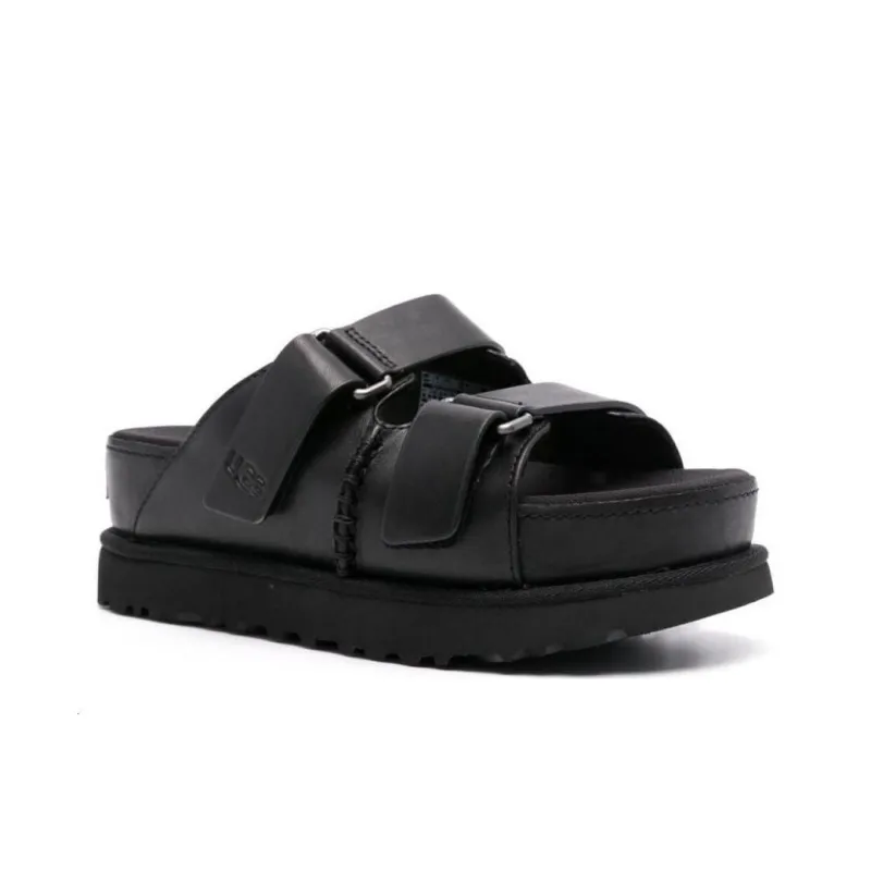 UGG Goldenstar Hi Slide Sandal 'Black' Women's-1
