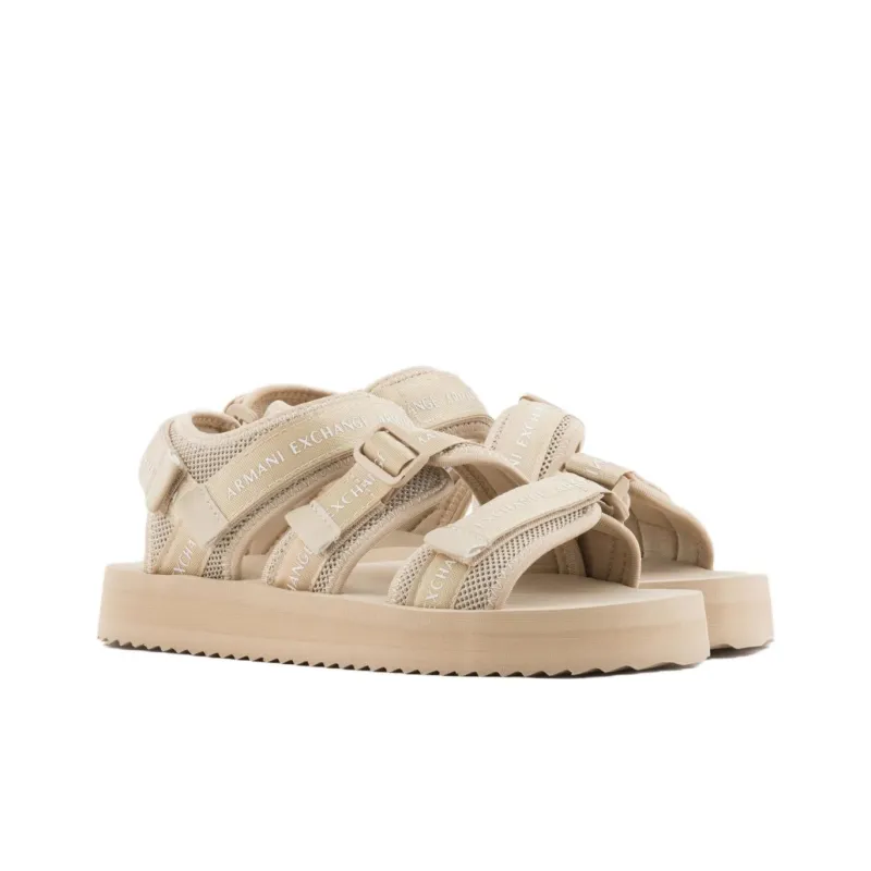 ARMANI EXCHANGE Beach Sandals Men's Umber-1