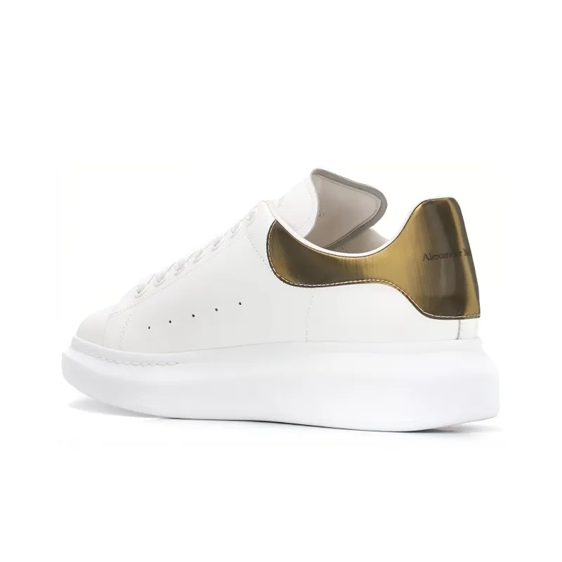 Alexander McQueen Oversized Contrast Metallic 'White'-3