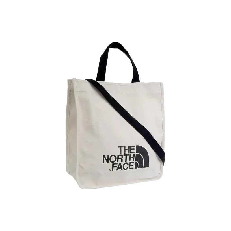THE NORTH FACE Canvas Tote Bag, Shopping Bag, Canvas Bag, Shoulder Bag, Crossbody Bag, Handbag Regular Unisex White-4