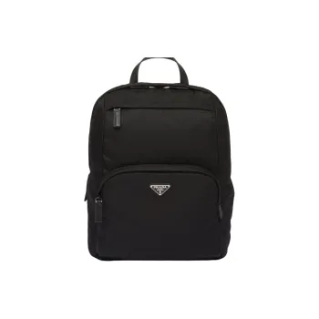 PRADA Re Nylon Fabric Backpack Medium Size Men's Black
