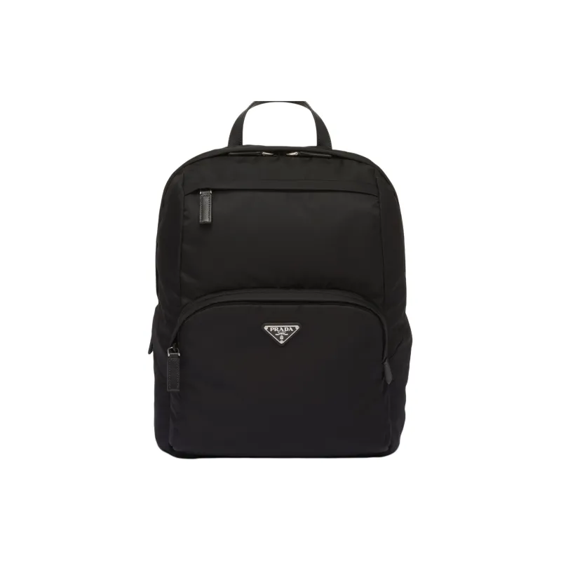 PRADA Re Nylon Fabric Backpack Medium Size Men's Black-0