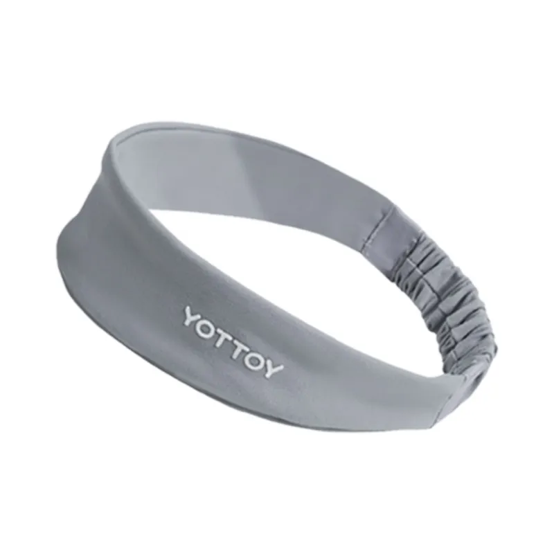 YOTTOY Sweatbands Elastic Moisture Wicking Running Sharp Black Unisex-1