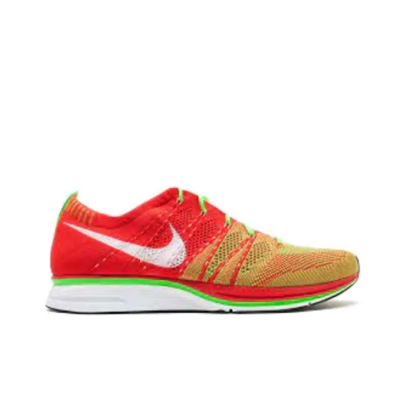 Nike Flyknit Trainer+ University Red Electric Green-1