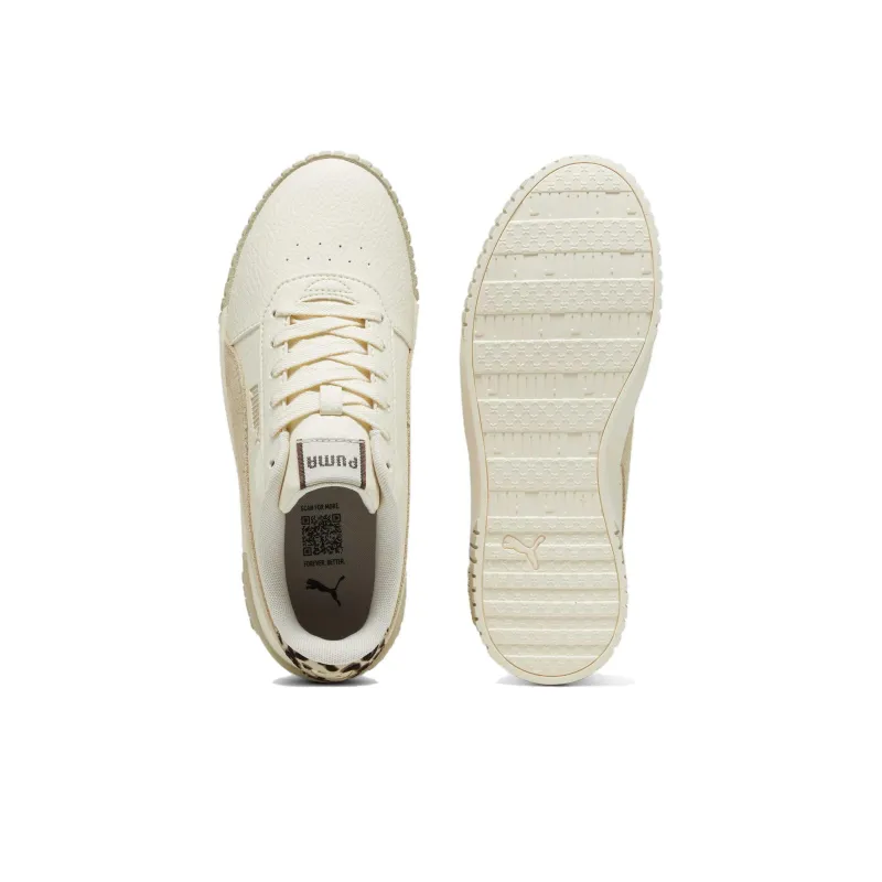 PUMA Carina 2.0 I Am The Drama Slip Resistant Low Top Skateboard Shoes Women's Beige-3