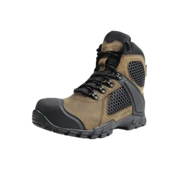 BATES Anti-Slip And Wear-Resistant Breathable High-Top Outdoor Shoes Men's Umber Black