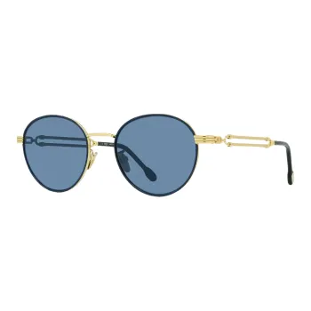 FRED Gold-Plated Round Sunglasses Unisex Gold
