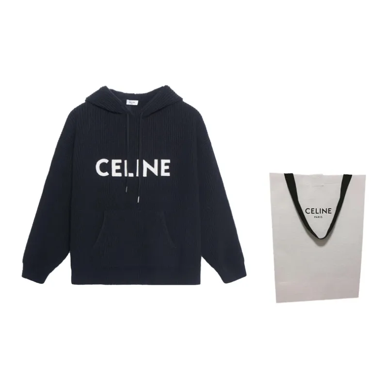 CELINE Sweatshirts Men Black-2