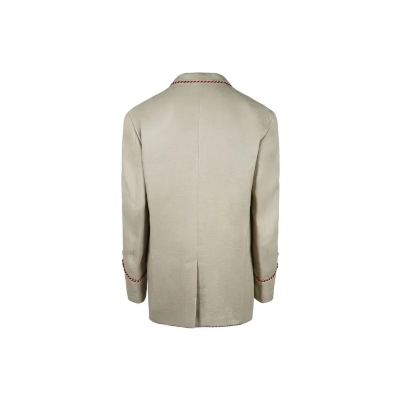 GUCCI Khaki Single Breasted Blazer-1
