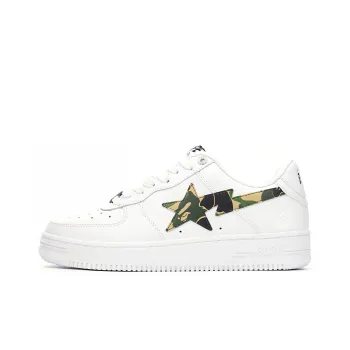 A BATHING APE Bape Sta Abc Camo White Green