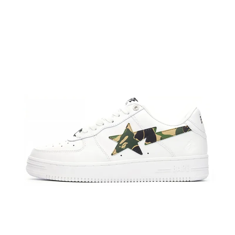 A BATHING APE Bape Sta Abc Camo White Green-0