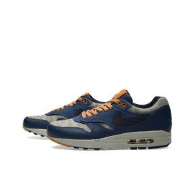 Nike Air Max 1 Twill Midnight Navy Grey-2