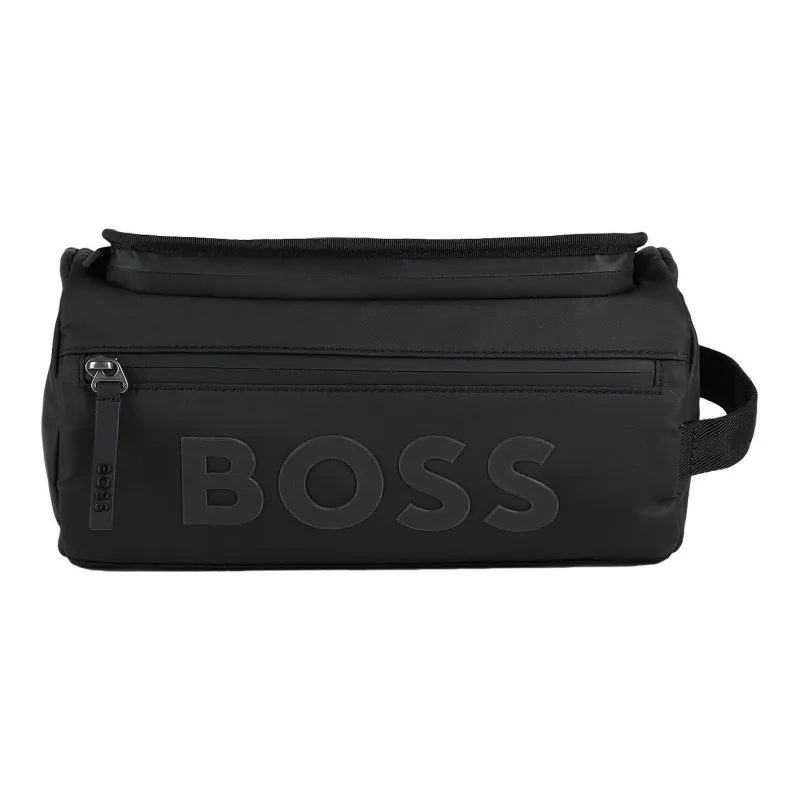 HUGO BOSS Polyester Handheld Toiletry Bag Men's Black-0
