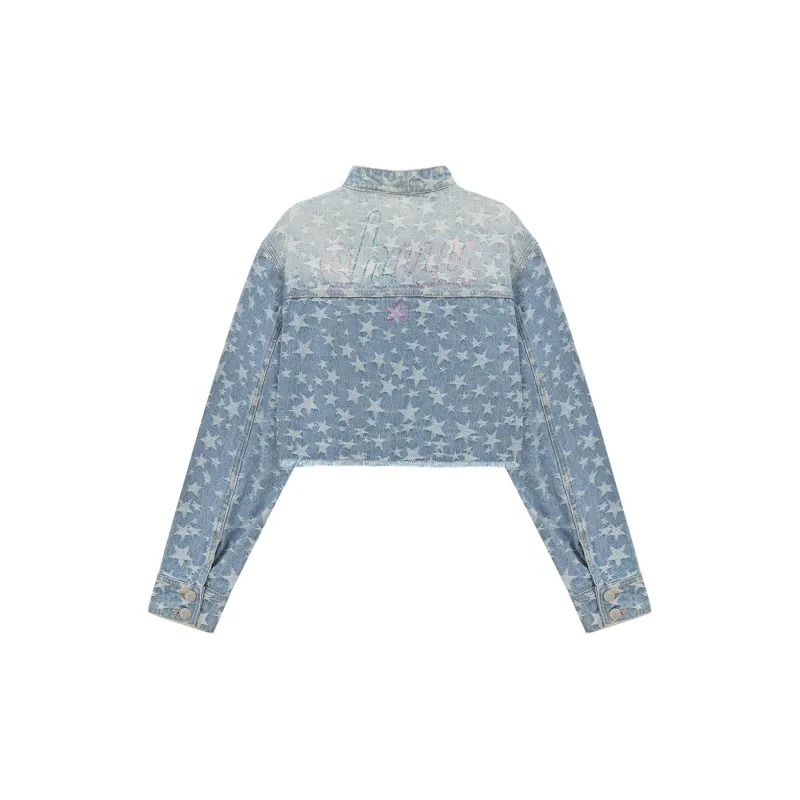 CHUU Cropped Coats Women's Blue-1