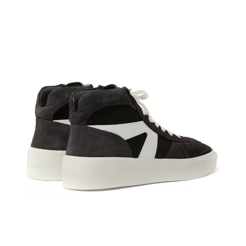 Fear of God Strapless Skate Mid Black White-3