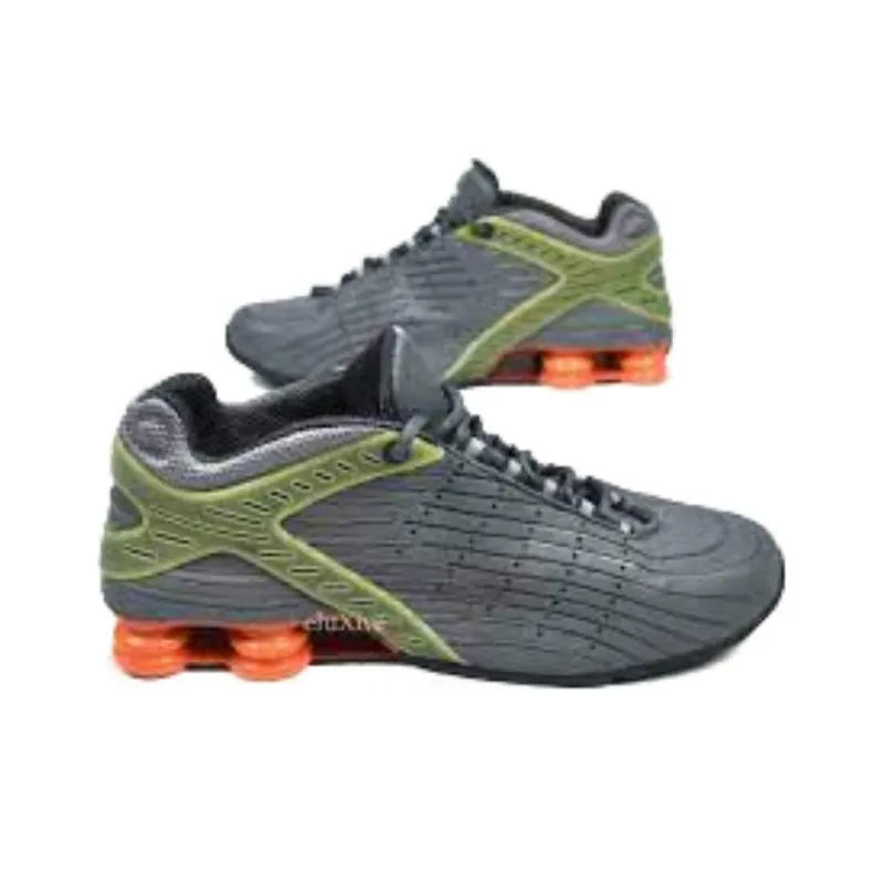 Nike Shox Xt Iv Large Graphite Orange Flash Neutral Grey-2
