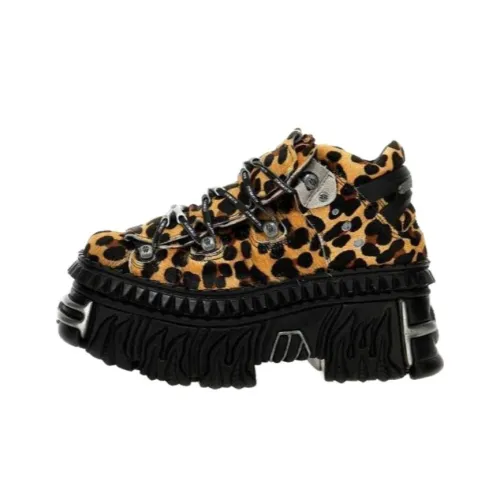 Vetements X New Rock Leopard-print Sneakers