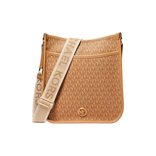MICHAEL KORS Canvas Messenger Bag Crossbody Bags Large Size Women's Yellow