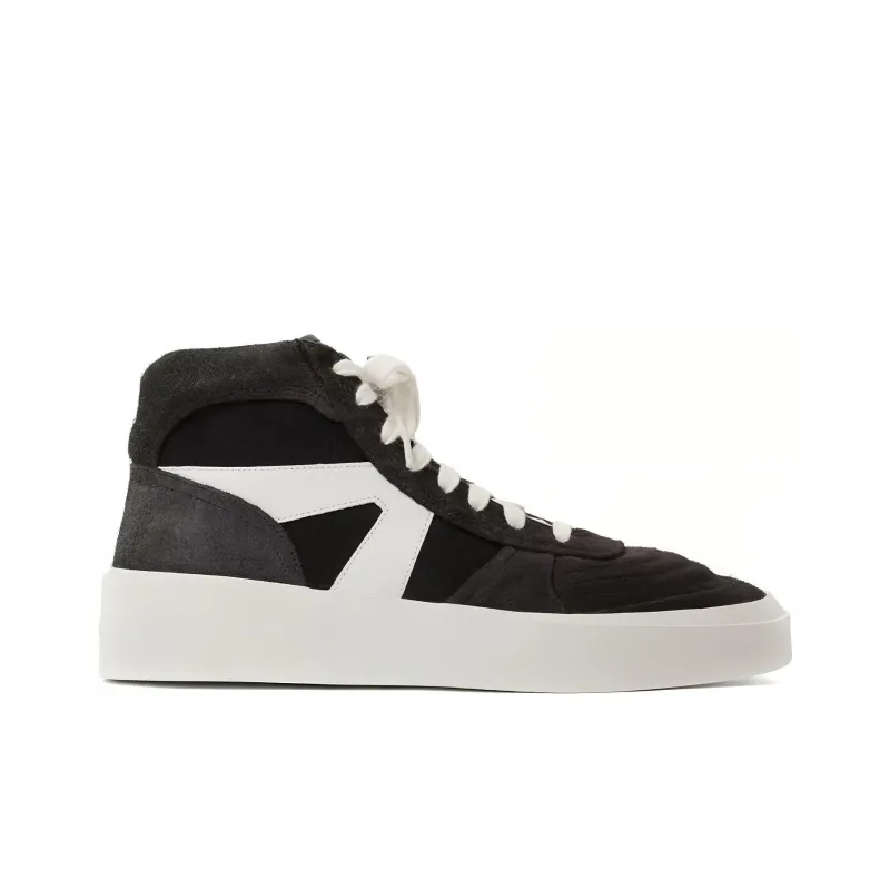 Fear of God Strapless Skate Mid Black White-1