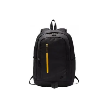 Nike Polyester Casual Backpack Regular Unisex Black