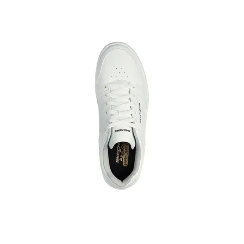 Skechers Waterproof Cushioning Abrasion Resistant Low Top Skateboard Shoes Men's White-2