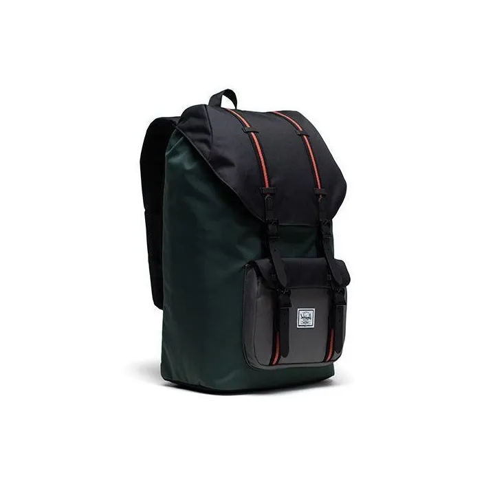 Herschel Polyester Backpack Large Size Unisex Deep Forest Green-2