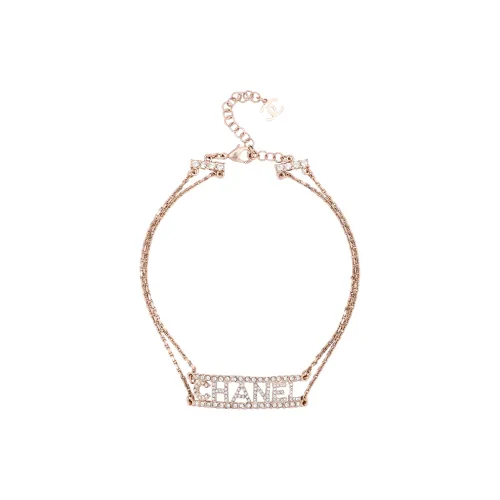 CHANEL Necklaces Women's Gold