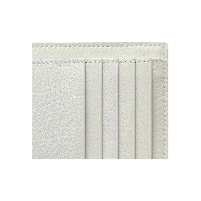 Balenciaga Cow Leather Coin Purse, Card Holder Women's White-3