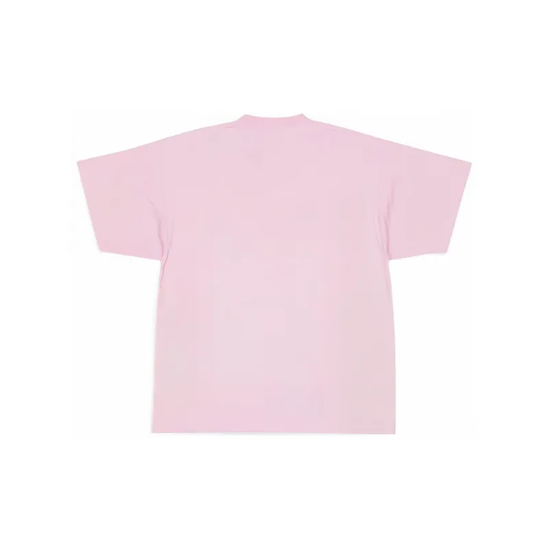 Balenciaga T Shirts Unisex Pink-1