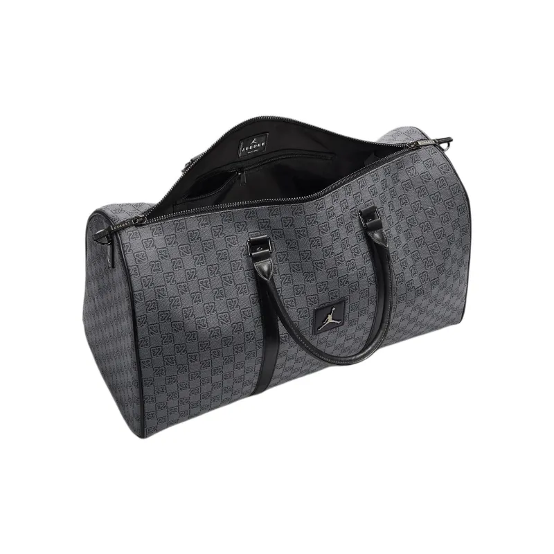 Jordan Polyester Portable One Shoulder Travel Bag Regular Unisex Dark Smoke Gray-3