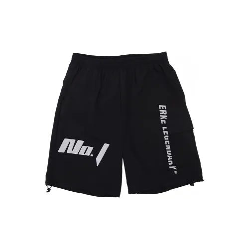 Erke Casual Shorts Men Jet Black