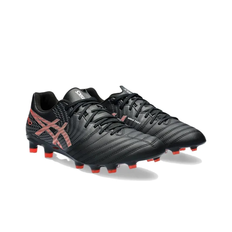 Asics DS Light X FLY Pro 2 IC/IN Slip Resistant Soccer Shoes Men's Black Red-3