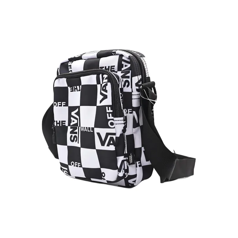 Vans Polyester Small Crossbody Bag Shoulder Bag Crossbody Bag Regular Unisex Black White-5