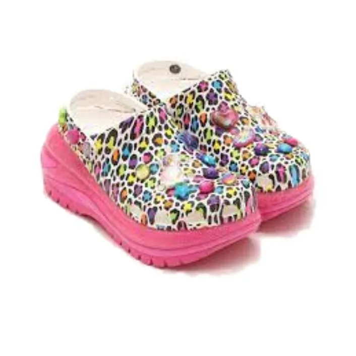 Crocs Classic Mega Crush Clog Lisa Frank-3