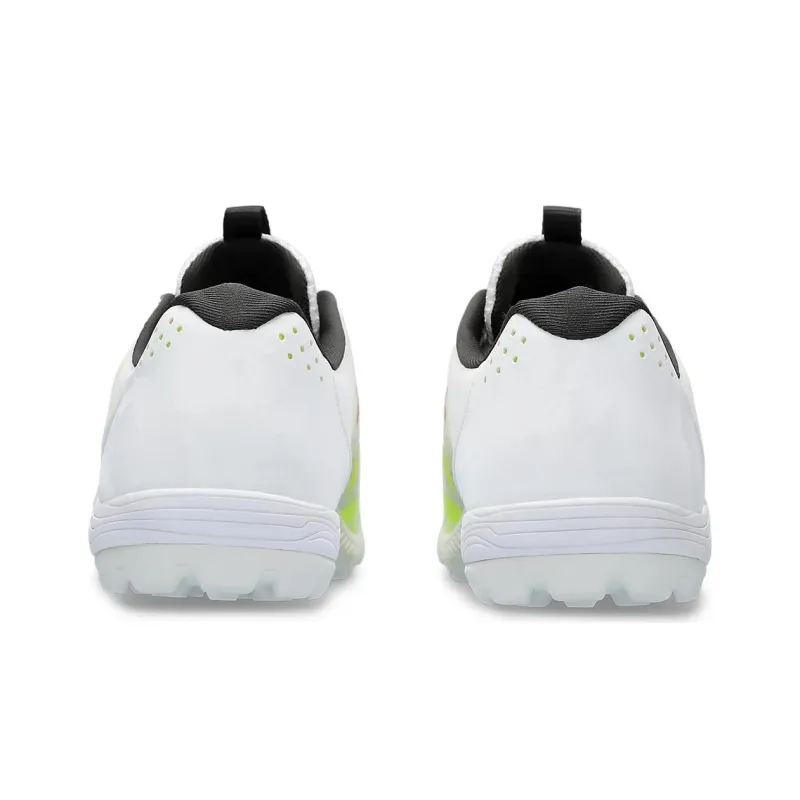 Asics TF Turf Slip Resistant Soccer Shoes Men's White Red Yellow-3