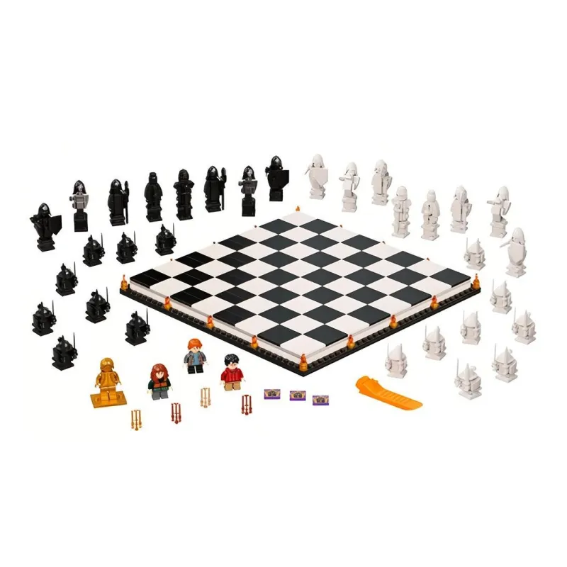LEGO Harry Potter Collection Hogwarts Wizard Chess Harry Potter Characters Building Blocks 76392-1