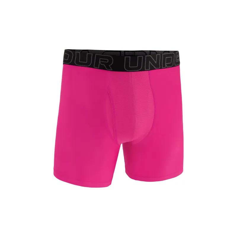 Under Armour UA Performance Tech™ 6' Boxerjock Underpants Men's 1 Pack Pink-0