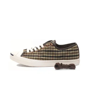 Converse Jack Purcell Ltt O Low-Top Skateboard Shoes Unisex Plaid
