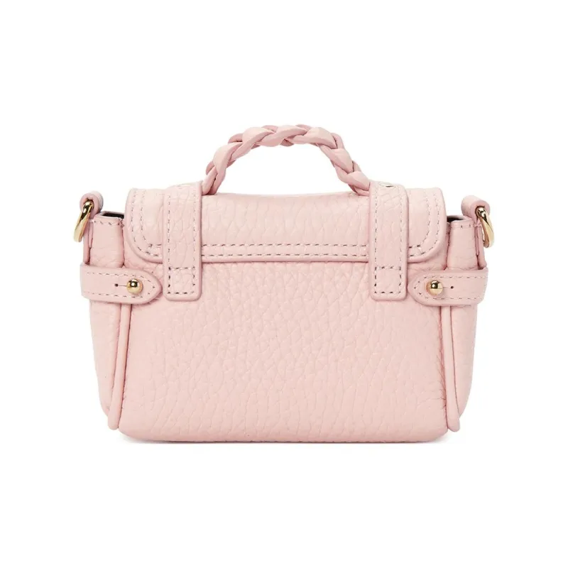 Mulberry Alexa Calfskin Shoulder Bag, Crossbody Bag Mini Women's Pink-3